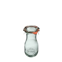 Weck Butelka z pokrywką, uszczelką i zapinkami 290 ml - 6 szt. 