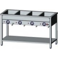 Egaz Bemar elektryczny 4-komorowy 1400x600x850 mm z półką 3,2 kW BE-4WS