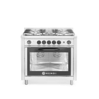 Eka Kuchnia gazowa 5-palnikowa Kitchen Line z konwekcyjnym piekarnikiem elektrycznym i grillem