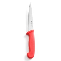 Hendi Nóż do filetowania HACCP 300 mm czerwony