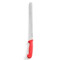 Hendi Nóż do kebaba, shoarmy, szynki HACCP 490 mm czerwony