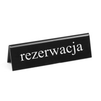 Hendi Tabliczka informacyjna PL - "rezerwacja"