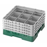Cambro Kosz na szkło max. śr. szkl. 148 mm zielony 