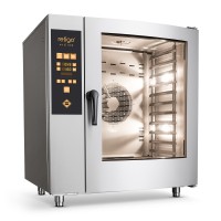 Retigo Orange Vision Piec konwekcyjno-parowy bojlerowy, natryskowy z myciem 10xGN1/1 + sonda, prysznic