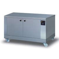 Moretti Forni Podstawa pod piec do pizzy z komorą rozrostu z nawilżaniem na kołach 800 mm MFP120CM, MFP120CD, MFP120CT