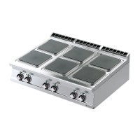 RM Kuchnia elektryczna 6 pól grzewczych 6x4 kW 400 V | PCQT-912ET
