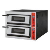 GGF Piec do pizzy 2-komorowy głęboki 2x6x30 cm | E-Line