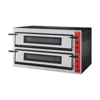GGF Piec do pizzy 2-komorowy szeroki 2x6x36 cm | FR-Line