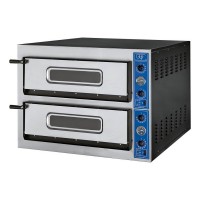 GGF Piec do pizzy 2-komorowy 2x6x36 cm | X-Line