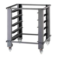 Moretti Forni Podstawa pod piec do pizzy z prowadnicami na kołach 950 mm MFS125M, MFS125D, MFS125T
