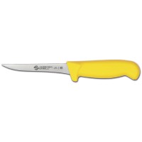 Ambrogio Sanelli Nóż do trybowania wąski HACCP 120 mm żółty | Supra Colore