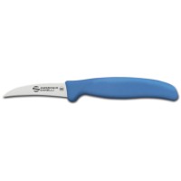 Ambrogio Sanelli Nóż do warzyw zakrzywiony HACCP 70 mm niebieski | Supra Colore
