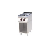 Redfox Kuchnia gazowa 2-palnikowa 12 kW z szafką otwartą - gaz ziemny | SP 70/40G