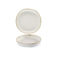 Churchill Stonecast Barley White Talerz organiczny z wysokim rantem ⌀230 mm