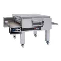 Moretti Forni Piec do pizzy gazowy przelotowy/tunelowy 1-komorowy z podstawą 11x32 cm | SerieT
