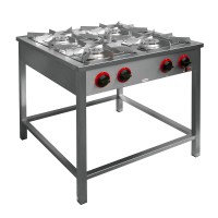 Egaz Kuchnia gazowa 4-palnikowa 900x900x850 mm 20,5 kW + płomień pilotujący TGP-420.II