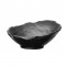Fine Dine Rock Miska skośna z melaminy czarna 1100 ml