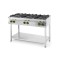 Hendi Kuchnia gazowa 6-palnikowa Kitchen Line na podstawie otwartej
