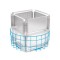 Dihr Kosz okrągły do zmywarki Granules Ø735 x 240 mm
