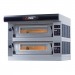Moretti Forni Piec do pizzy 2-komorowy Amalfi B z okapem i bazą 2x6x30 cm | SerieP