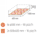 Moretti Forni Piec do pizzy 1-komorowy Amalfi A z okapem i bazą 6x30 cm | SerieP