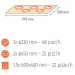 Moretti Forni Piec do pizzy gazowy przelotowy/tunelowy 3-komorowy z podstawą 3x3x33 cm | SerieT
