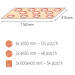 Moretti Forni Piec do pizzy przelotowy/tunelowy 2-komorowy z podstawą 2x6x33 cm | SerieT