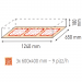Moretti Forni Piec do pizzy 2-komorowy z okapem i bazą 2x3x60x40 cm | SerieP