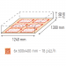 Moretti Forni Piec do pizzy 3-komorowy z okapem i bazą 3x6x60x40 cm | SerieP