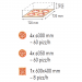 Moretti Forni Piec do pizzy 1-komorowy ze sterowaniem manualnym 4x35 cm | iDeck