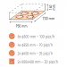 Moretti Forni Piec do pizzy 2-komorowy z okapem i bazą 2x4x35 cm | SerieS