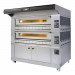 Moretti Forni Piec do pizzy gazowy 2-komorowy z okapem i bazą 2x9x30 cm | SerieP