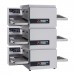 Moretti Forni Piec do pizzy gazowy przelotowy/tunelowy 3-komorowy 3x2x33 cm | SerieT