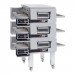 Moretti Forni Piec do pizzy gazowy przelotowy/tunelowy 3-komorowy z podstawą 3x6x33 cm | SerieT