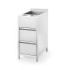 Barmatic Boston Caddy Oxygen Moduł pomocniczy do mycia i przechowywania z basenem lodowym 650x400x900 mm Product photo
